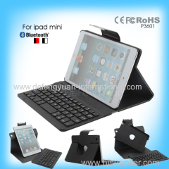 Mini wireless bluetooth keyboard with PU leather case