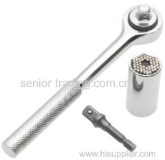 Universal socket metal wrench gator grip As Seen on TV