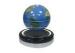 Personalized Dark Blue Magnetic Levitating Globe With Round Base