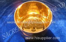 Crystal Golden singing bowl