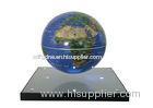 8 Led Lights Floating Rotating World Globe , Magnetic Levitating Globe Display