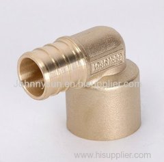 EFF brass pex sweat elbow