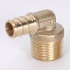 EFF brass pex male elbow