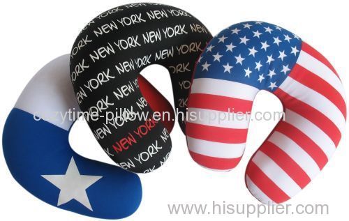 Custom printed travel neck pillow