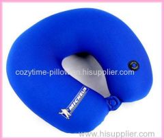 travel neck pillow with microbeads filling