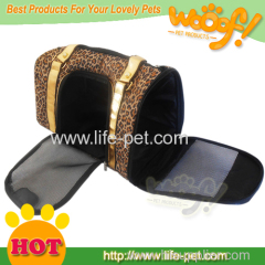 Leopard design fashion dog bag
