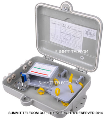 Outdoor Fiber Optic Distribution Box with PLC Splitter Outdoor FTTH Box with 16 Core Optical Splitter