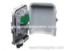 Outdoor Fiber Optic Terminal Boxes 8 Core, Outdoor PLC Splitter Boxes, Outdoor FTTH Boxes with Optical Splitter