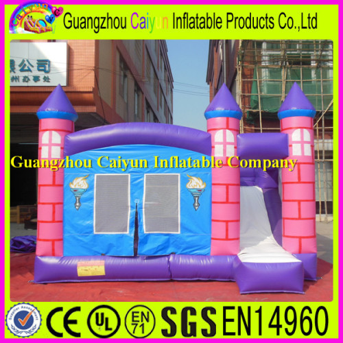 Castlt type bouncer 0.55mm PVC inflatable jump house