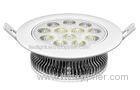 Super Bright Recessed LED Downlight 12w 1200lm 100lm/W , LED Lamp Downlight