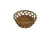 Samll Round Poly Rattan Fruit Basket For Kitchen , Hand Made