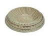 Round Handicraft Rattan Fruit Basket , Rattan Storage Basket