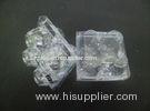 Custom Clear Plastic Egg Cartons , recycled Square Egg Tray with divider