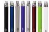 Black Clear 1300mah Ego C Twist Battery Rainbow Spinner / Variable Voltage E Cig Batteries