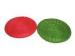 Food Red / Green Round PP Rattan Basket Tray For Candy Oil-resistance