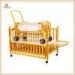 Nature Color Adjustable Wooden Baby Cribs And Small Cradle Inside