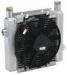 Plate Fin Aluminum Air Oil Cooler , Hydraulic Oil Heat Exchanger DC12V / DC24V