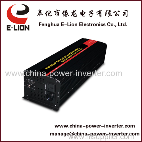 Dual sockets 6000W AC230V output power inverter