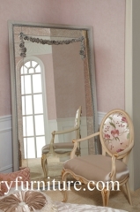 Floor mirror wooden frame mirror decorative mirror stand mirror bedroom mirror