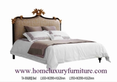 King Beds royal luxury bed solid wood bed supplier Italy style Europe classic bed