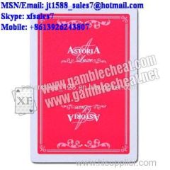 XF ASTORIA Russian paper poker playing cards UV marked cards |marked cards|gamble cheat /poker cheat/contact lens