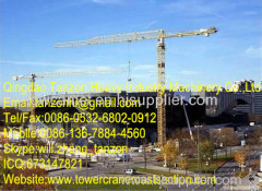 TCP7013-10 10 tons 200m Q345B Steel China Topless Tower Crane Manufacturer For Construction