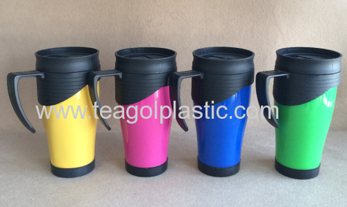 Plastic thermal travel mug Car mug