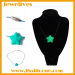 Single star bead Silicone necklace