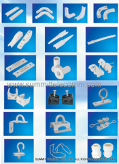 FTTH Construction Accessories FTTH Drop Cable Accessories Cable Duct Cable Ma-nagement Retractor Fastener Hooks