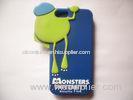 Blue Silicone Cell Phone Case Tasteless / Monsters University Iphone 5 Case