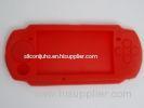 ODM Wear Resistance Red Silicone PSP Case Embossed For PSP 2000