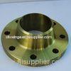 Yellow Paint JIS B8210 SOH Slip On Welding Flange , Pressure 5K - 20K , Size 15A - 1500A