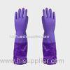 Custom Cleaning Reusable PVC Safety Gloves Vinyl , Alkali Resistant