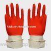 Durable Colored Diamond Grip Latex Gloves / Rubber Gloves For Washing Dishes
