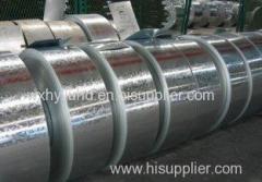 Regular or Big spangle ASTM A653 Hot Dipped Galvanized Steel Strip With Passivated, Oiled