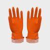 light industry Kitchen Latex Gloves , Spray flocklined rubber gloves