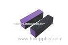 Purple / White / Pink Square Sanding Files Nail Buffer Nail Art Block