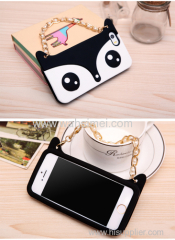 Hot selling Fox shape phone case cover for iPhone 6 and Samsung wholesale Cartoon handbag mobile phone protection shell