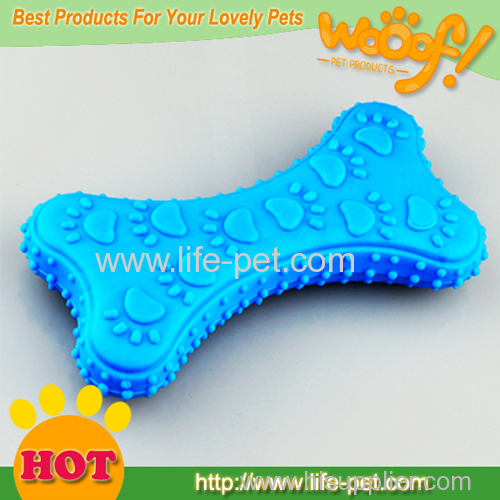 Rubber bone shape dog toy