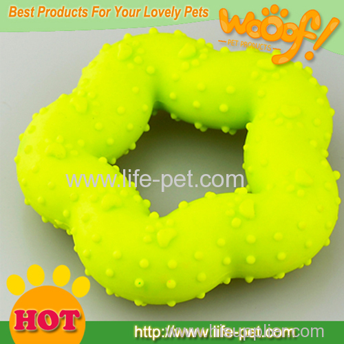 Rubber Star Dog Toy