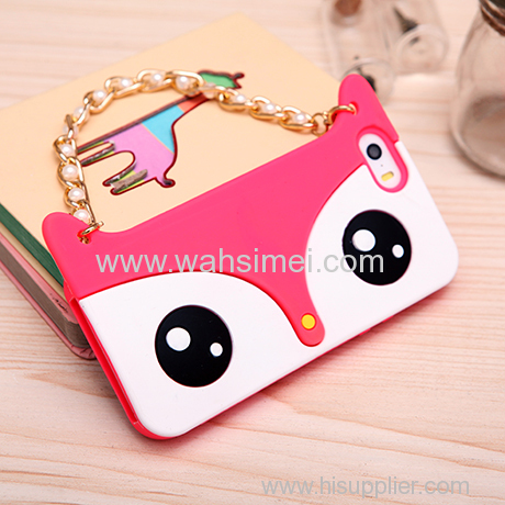 Hot selling Fox shape phone case cover for iPhone 6