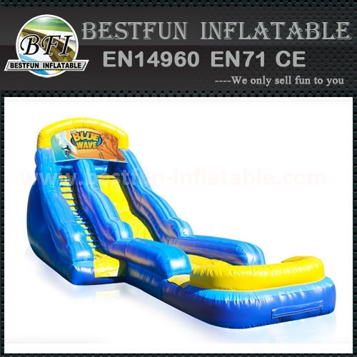 Fantastic inflatable blue water slide for sale