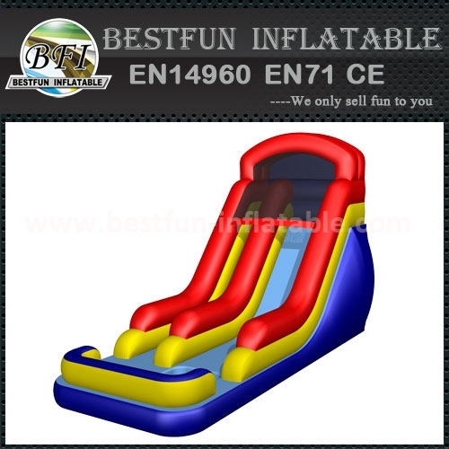 Giant inflatable water slide with pool for adult