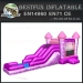 Pink princess inflatable castle combo