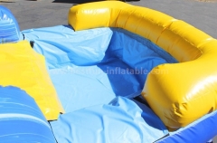 Flame giant inflatable water slide