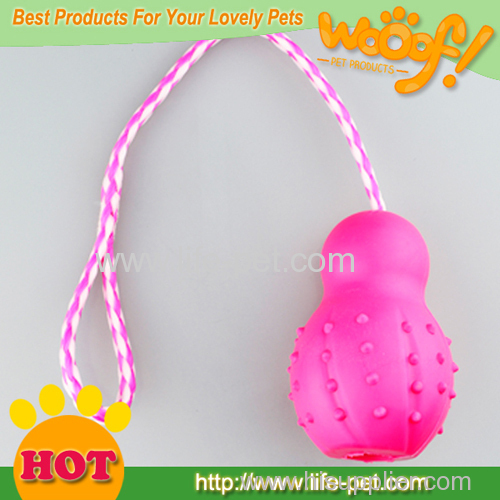 Natural rubber dog toy