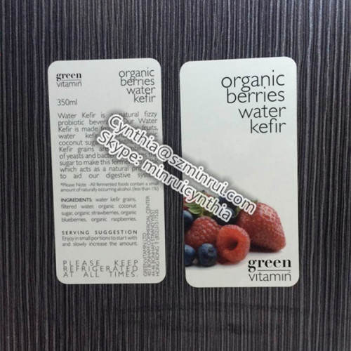 Waterproof Adhesive Laminated Film Sticker Bottle Label 