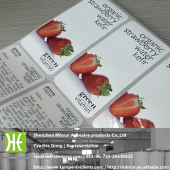 Waterproof Adhesive Laminated Film Sticker Bottle Label