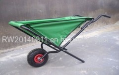 CANVAS WHEEL BARROW/GARDEN WHEEL BARROW