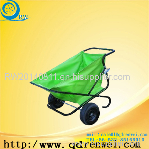 CANVAS WHEEL BARROW/GARDEN WHEEL BARROW